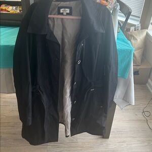 Avenue Classic Black Raincoat